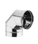 COUDE 90° SIMPLE PAROI INOX 316 D:100