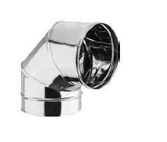 COUDE 90° SIMPLE PAROI INOX 316 D:150