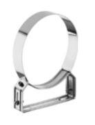 BRIDE MURALE REGLABLE SIMPLE PAROI INOX 316 D:180