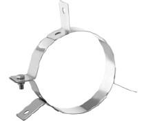 BRIDE DE HAUBANAGE SIMPLE PAROI INOX 316 D:150