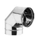 COUDE 90° SIMPLE PAROI INOX 316 D:200