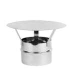 CHAPEAU SIMPLE PAROI INOX 316 D:200