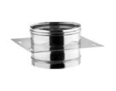 PLAQUE ANCRAGE SIMPLE PAROI INOX 316 D:180