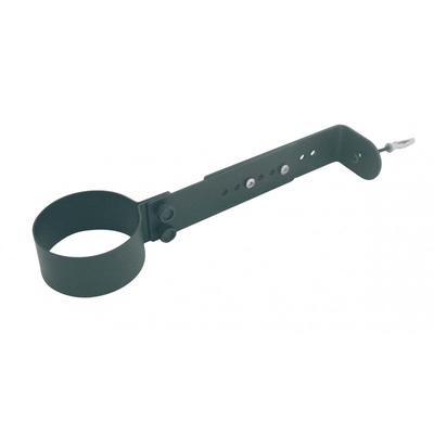 COLLIER FIXATION MURALE 2MM INOX 316 NOIR D:150