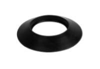 ROSACE SILICONE INOX 316 NOIR D:100