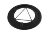 ROSACE INOX 316 NOIR D:100