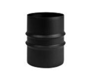 RACCORD CHAUDIERE F/F INOX 316 NOIR D:100