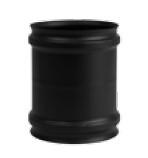 RACCORD CHAUDIERE F/F INOX 316 NOIR D:80