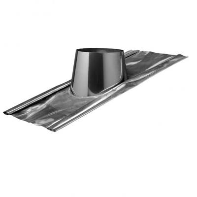 SOLIN 30 - 45° INOX + BAVETTE EN PLOMB DP:100 D:150