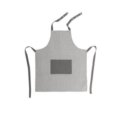 TABLIER CHAMBRAY GRIS 74X85CM