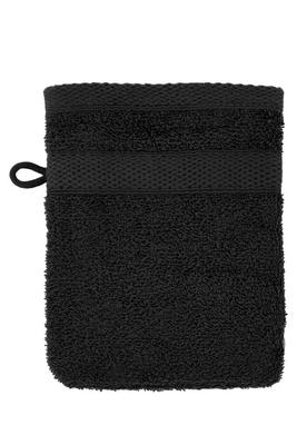 GANT DE TOILETTE 15X21CM NOIR (2PCS)
