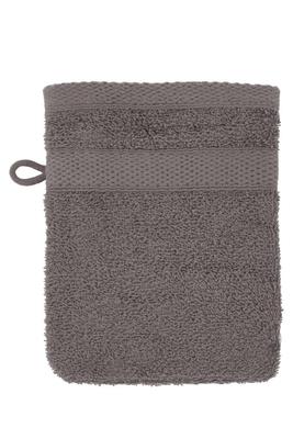 GANT DE TOILETTE 15X21CM GRIS FONCE (2PCS)
