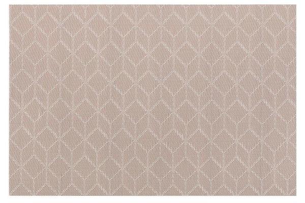 SET DE TABLE GEOMETRICS CUBES TEXTILENE 30X45CM TAUPE