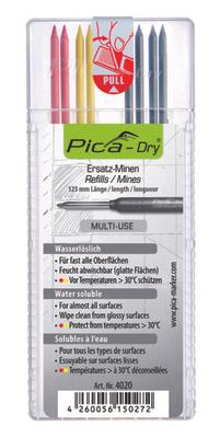 MINES POUR CRAYON PIC3030 ROUGE-JAUNE-NOIR (8PC)