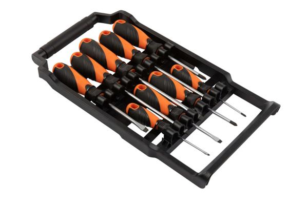 JEU DE TOURNEVIS AVEC RANGEMENT (9PCES)