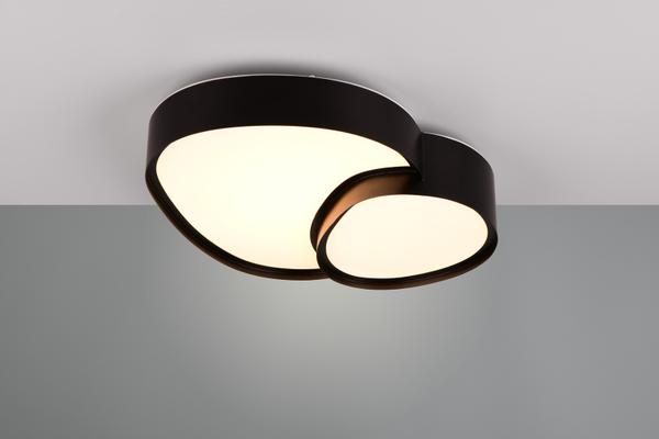 RISE PLAFONNIER SMD 21W 2400LM 2700-6500K NOIR