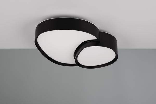 RISE PLAFONNIER SMD 21W 2400LM 2700-6500K NOIR