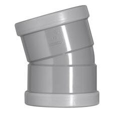 COUDE Ø125 15° GRIS BENOR F/F