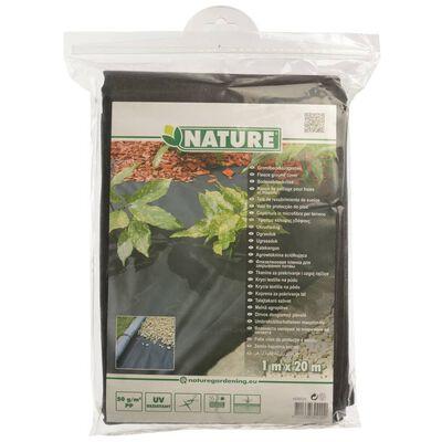 FEUTRE GEOTEXTILE - PP NON TISSE NOIR, 50 G/M² - 1 X 20 M