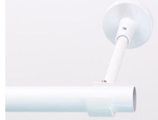 SUPPORT FACE SIMPLE 5-15CM 20MM BLANC