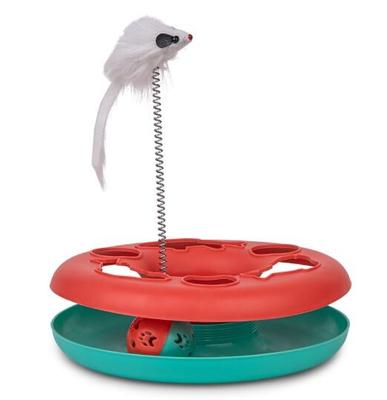 JOUET CHAT ROUE 24CM