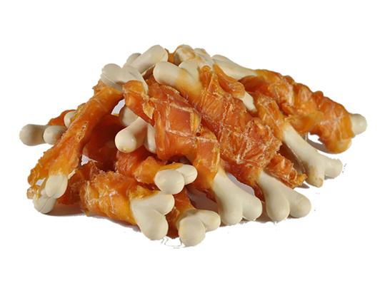 CHIKEN WRAPPED CALCIUM BONES 375G MINI