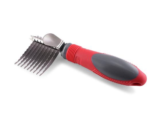 PEIGNE DEMELOIR AVEC PROTECTION POUR LE POUCE