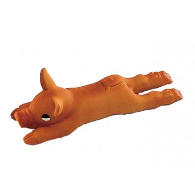 JOUET CHIEN LATEX COCHON 14CM