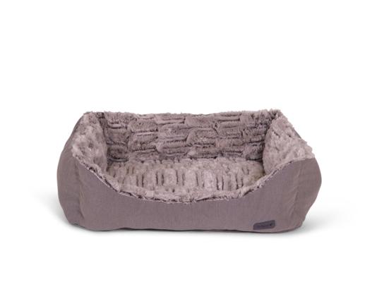 PANIER CARRE LIAH TAUPE 60X48X19CM