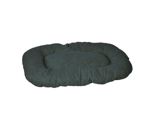 COUSSIN OVALE ADELLE GRIS 50X35CM