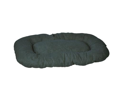 COUSSIN OVALE ADELLE GRIS 60X45CM