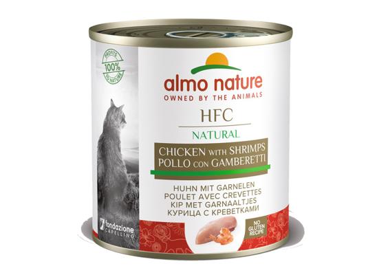 HFC CATS 280G NATURAL - POULET ET CREVETTES