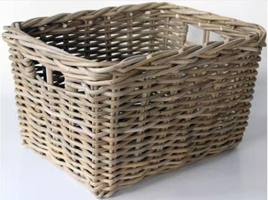 PANIER LADE ANT GREY H.30CM