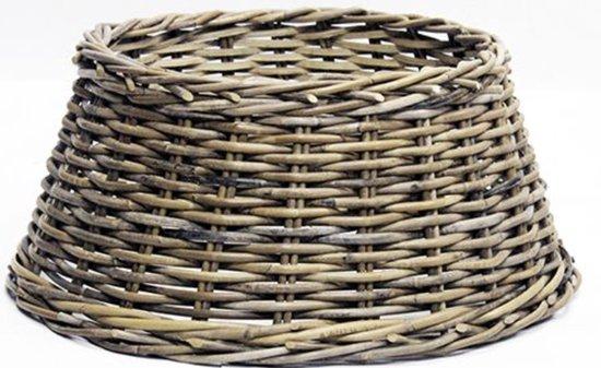 SUPPORT SAPIN NOEL ROTIN GRIS D75/H26CM