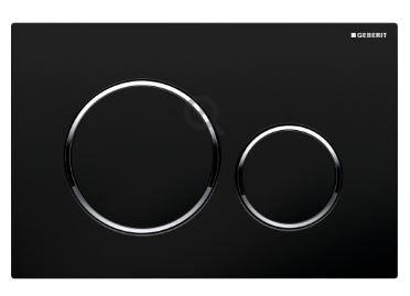 GEBERIT  PLAQUE DE DECLENCHEMENT NOIR