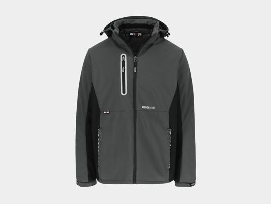 TARIS SOFTSHELL CHARBON/NOIR L