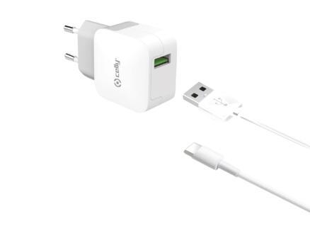 CELLY 5723882  CHARGEUR SECTEUR USB-C 2,4 A BLANC