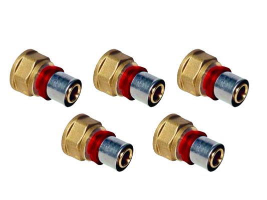 RACCORD DROIT A SERTIR 1/2F D16X5