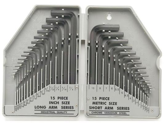 SET CLES ALLEN SAE/M (30PCS)