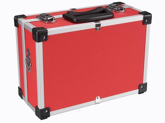 VALISE A OUTILS ALU ROUGE 320X230X155MM