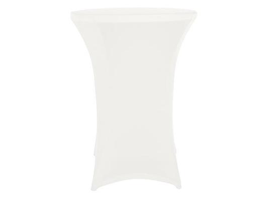 HOUSSE TABLE HAUTE MANGE-DEBOUT BLANC