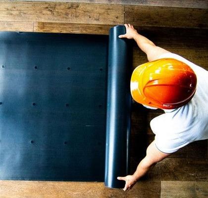 PROTECTION SOL GRIS/GRIS +/-35M²