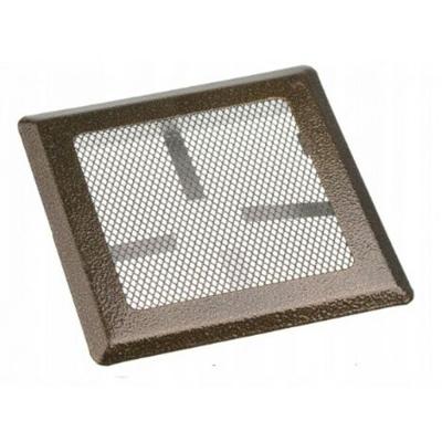 GRILLE ACIER NOIR 16X16 D125