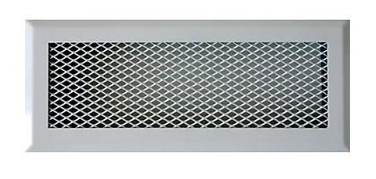 GRILLE ACIER BLANCHE 35X20
