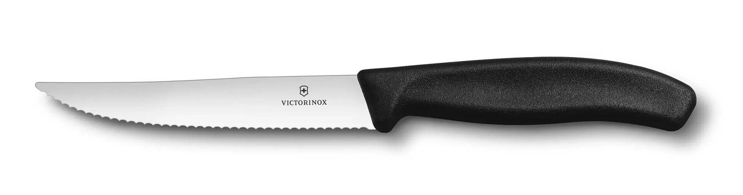 COUTEAU A STEAK ET A PIZZA GOURMET 12CM NOIR