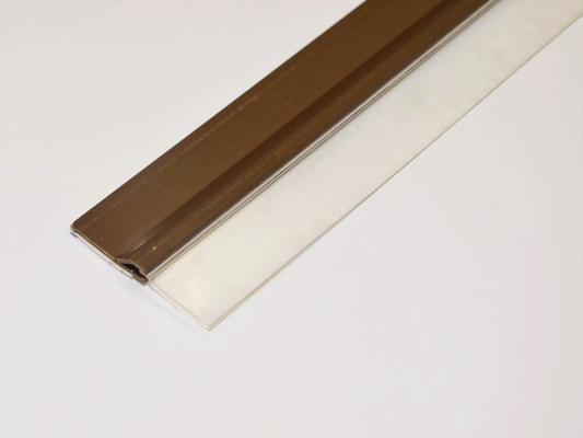 BAS DE PORTE AVEC LEVRE 100CM BRUN