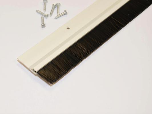 BAS DE PORTE AVEC BROSSE 100CM BLANC
