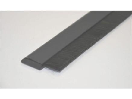 BAS DE PORTE AVEC BROSSE RETRACT GRIS