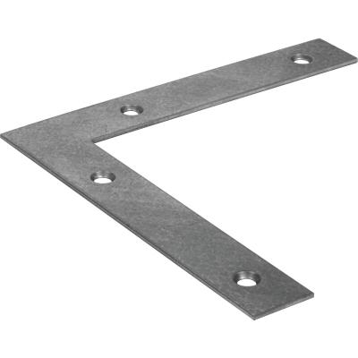 EQUERRE PLATE LARGE GALVA 125MM