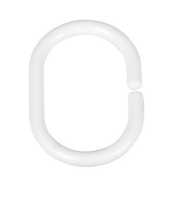 ANNEAUX POUR RIDEAUX BLANC (12PCS)